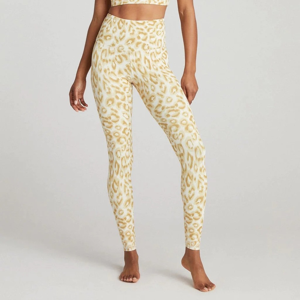 STRUT-THIS Scarlett Ankle Legging Animal Print Stretchy NWT